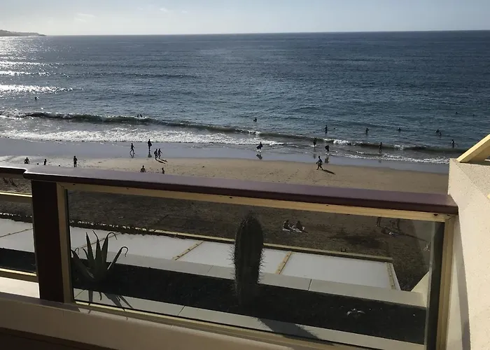 아파트 Fabulous Canteras First Beachfront 라스팔마스